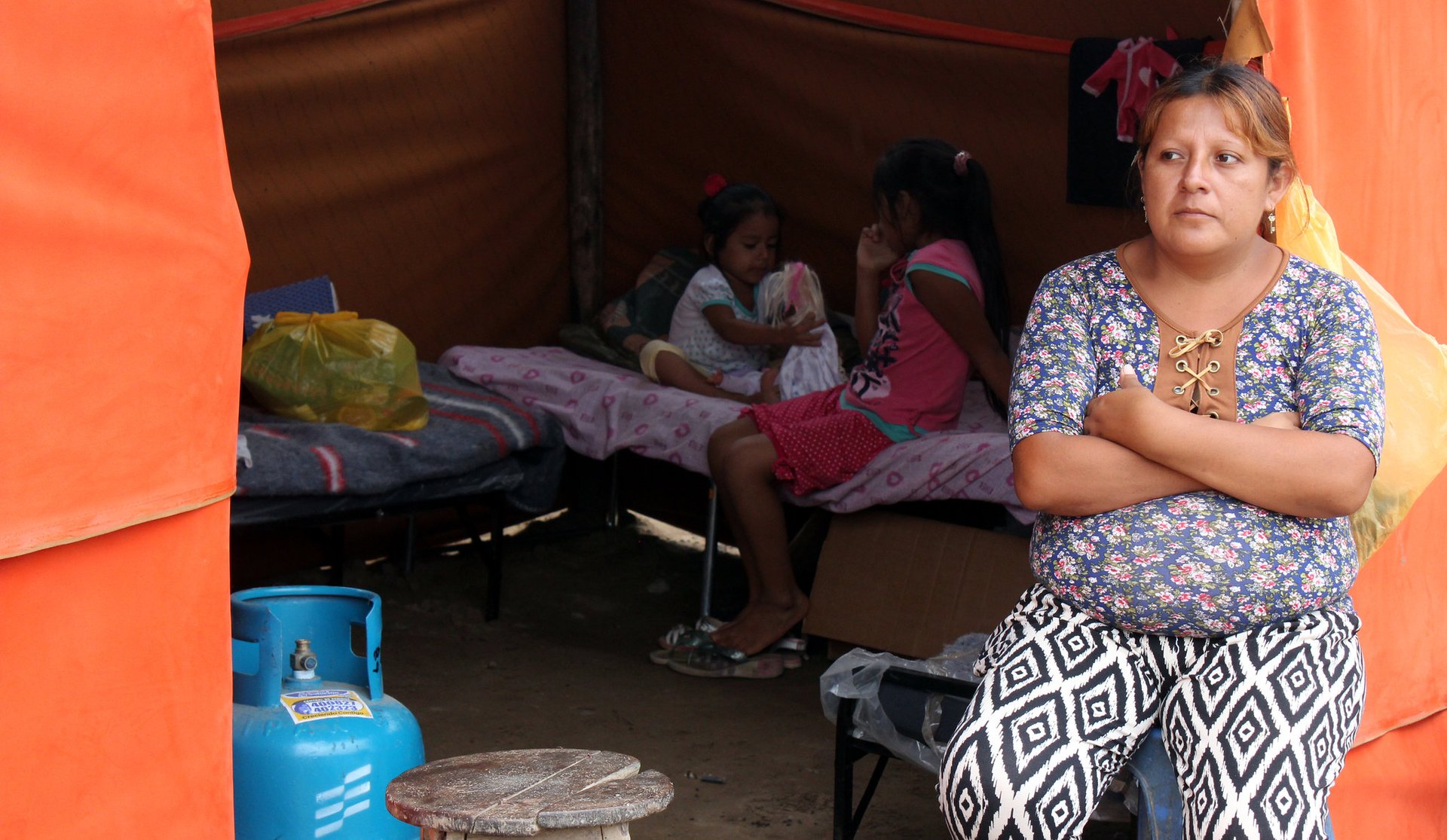 Familias albergues El Niño