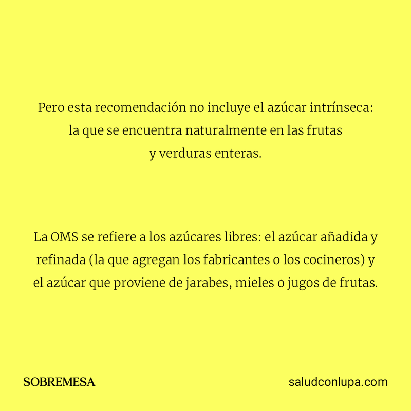 ¿Sabes cuánta azúcar consumes al día? 2