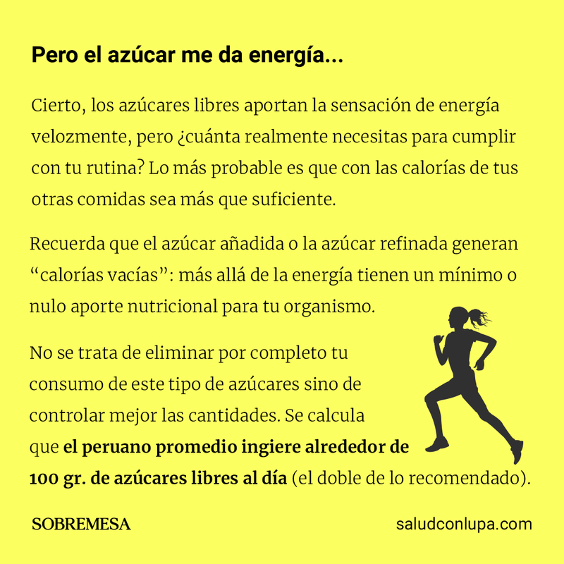 ¿Sabes cuánta azúcar consumes al día? 4