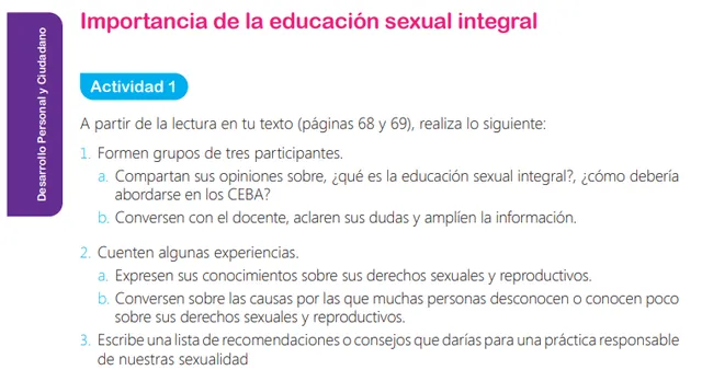 situaciones para aprender y construir experiencias minedu