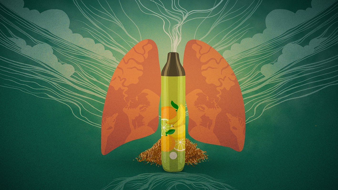 Ilustración sobre los e-liquids