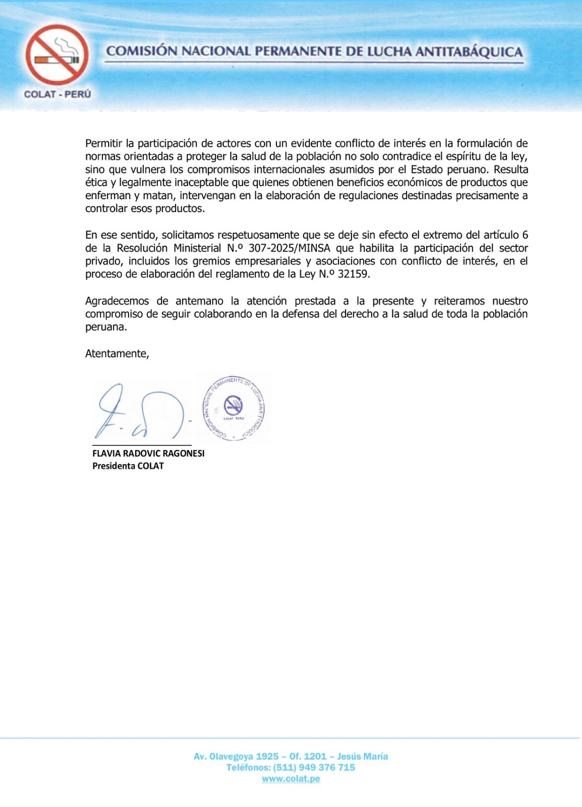 Comunicado COLAT 2