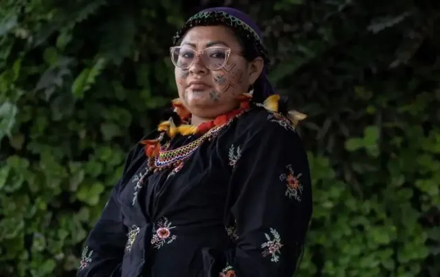 Olivia Bisa representa a 30 comunidades nativas del pueblo indígena chapra.