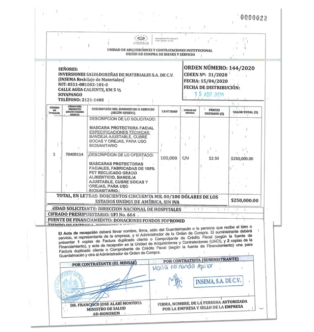 OrdedeCompraInsema (dosimagenes) Fuente Comprasal