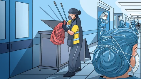 Personal de limpieza hospitales