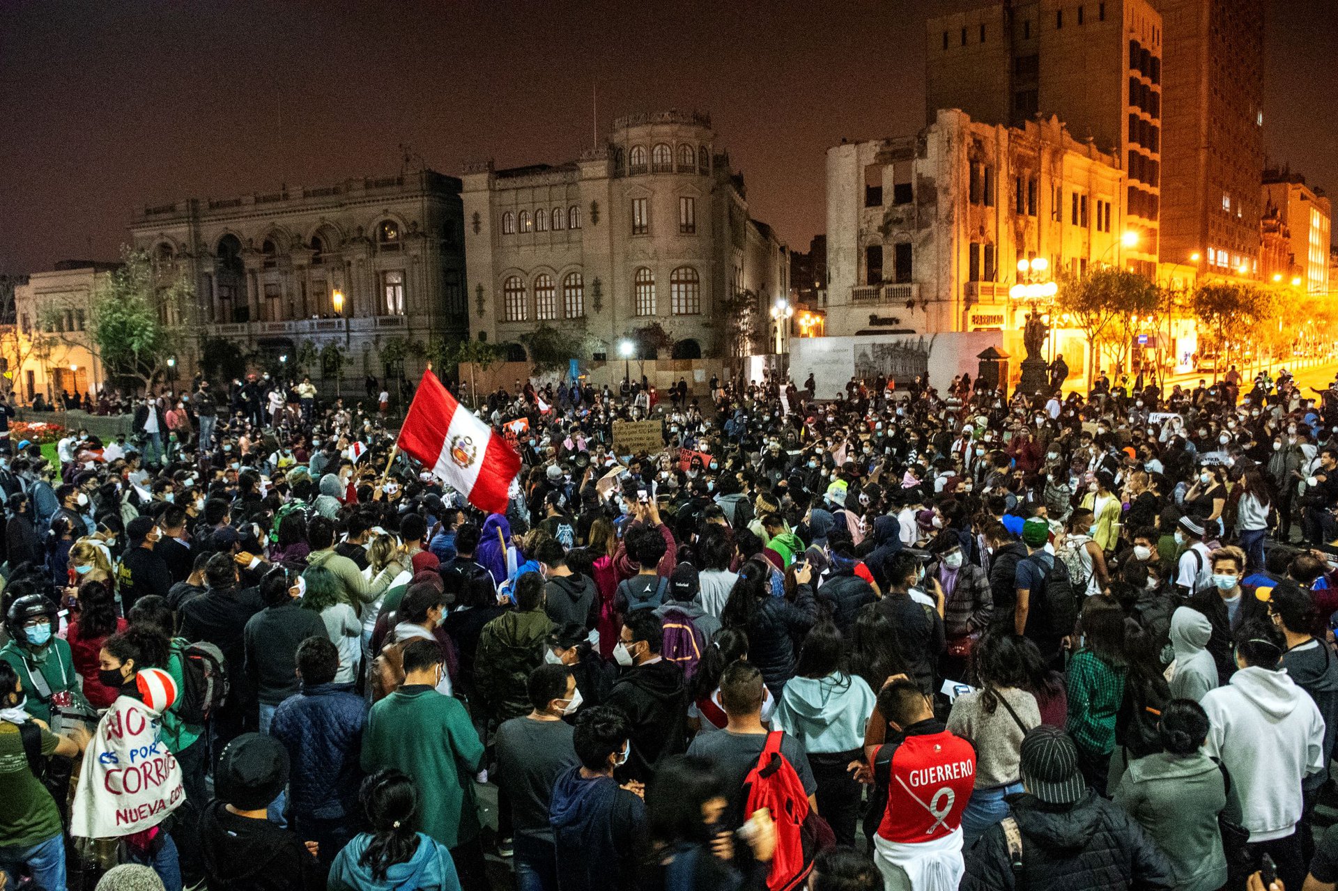 Protesta Perú