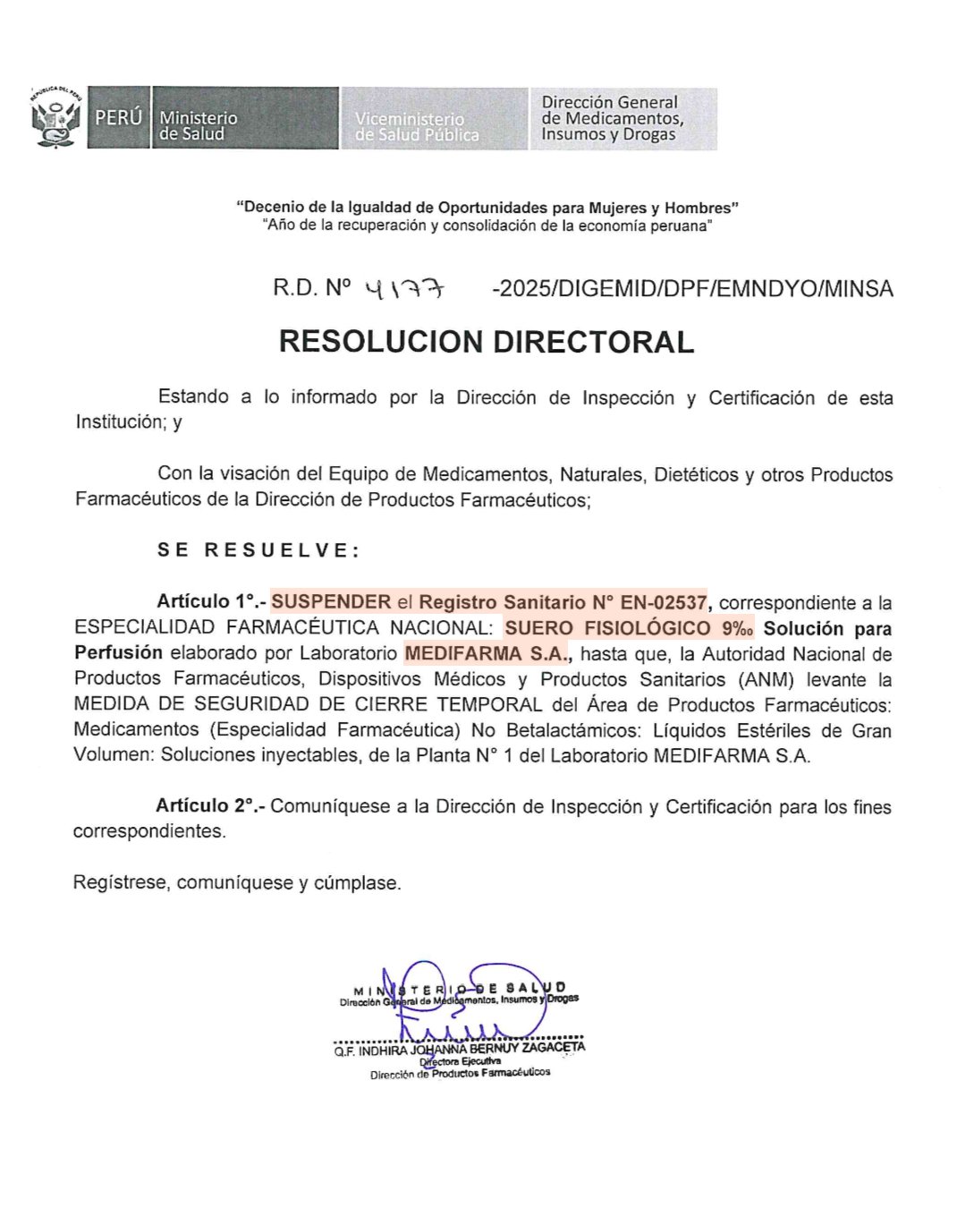 RegistroSanitario
