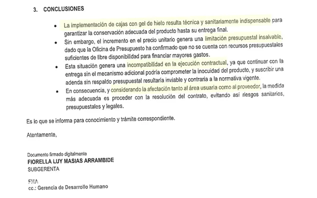 Resolución de Contrato MML - Consorcio Josemaria- 2