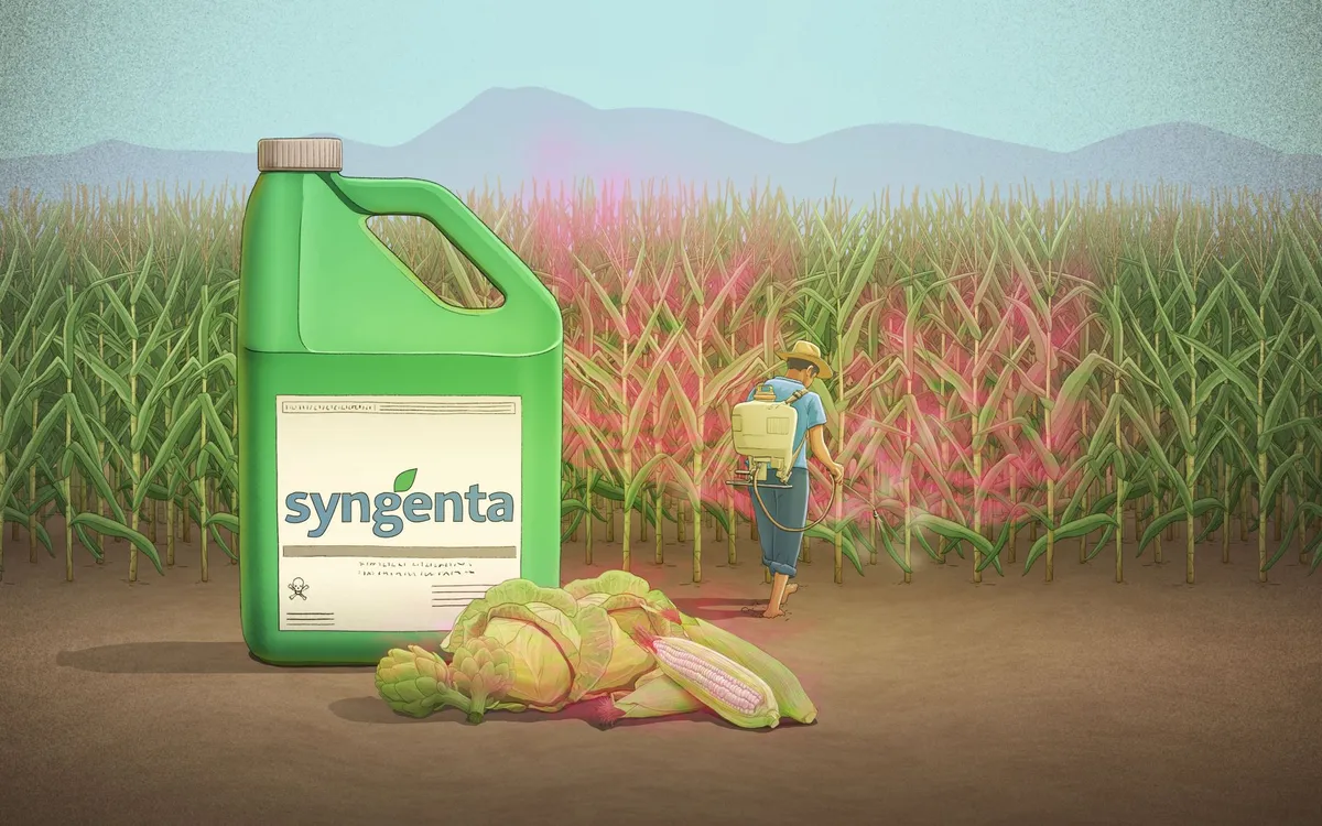 Syngenta y campos de cultivos