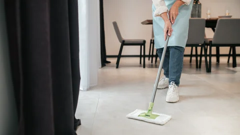 cleaning-kitchen-young-woman-apron-cleaning-floor-kitchen