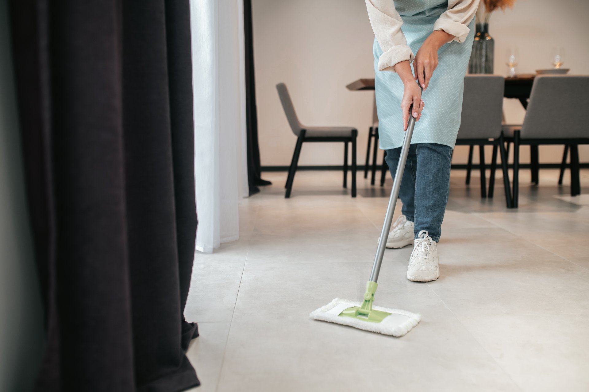 cleaning-kitchen-young-woman-apron-cleaning-floor-kitchen