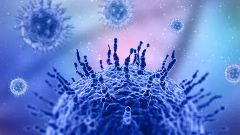 close-up-of-virus-cells-floating