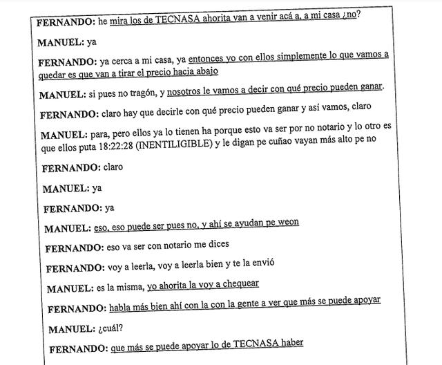 conversación nota