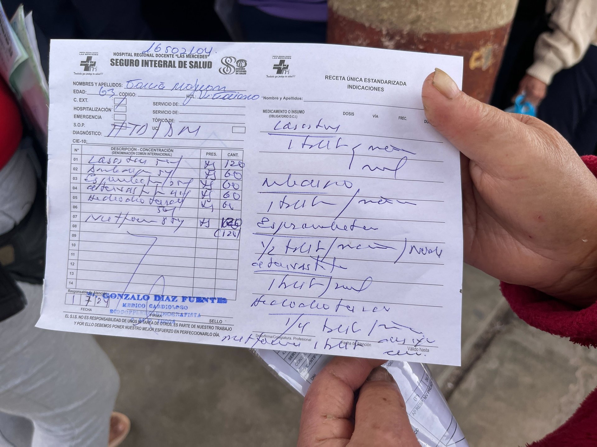 receta hospital las mercedes