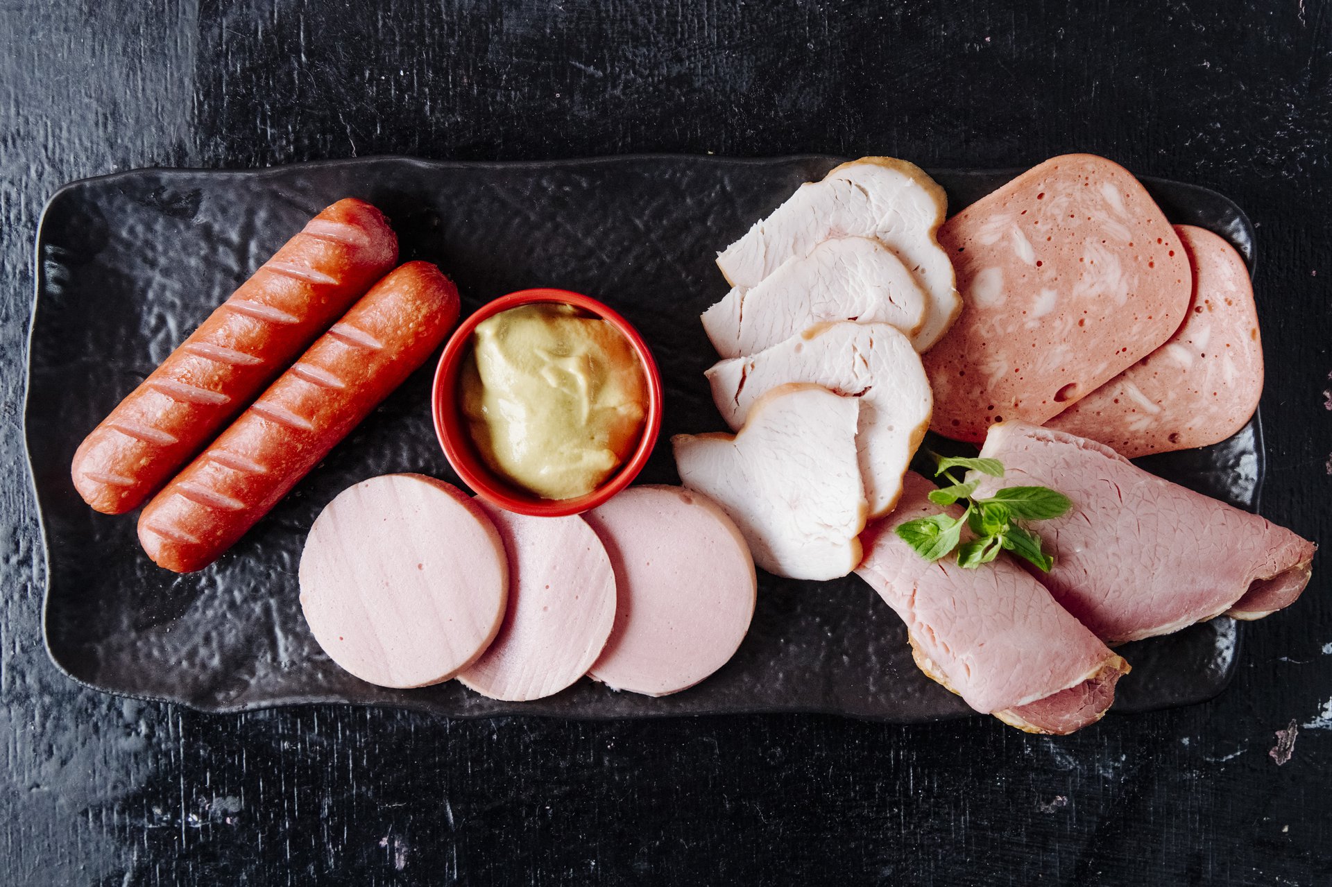 sausage-selection-top-view